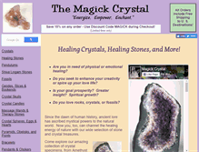 Tablet Screenshot of magickcrystal.com